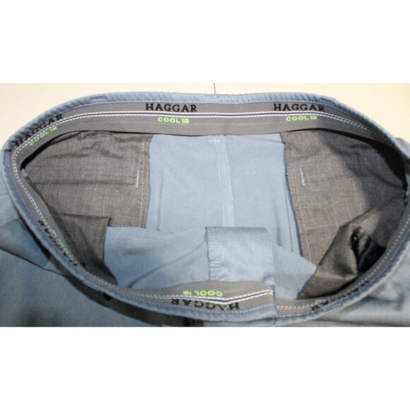 Mens Hagger Cool 18 Shorts Sz: 38 Solid Bermuda Chino Flat Front Pockets - Picture 3 of 5